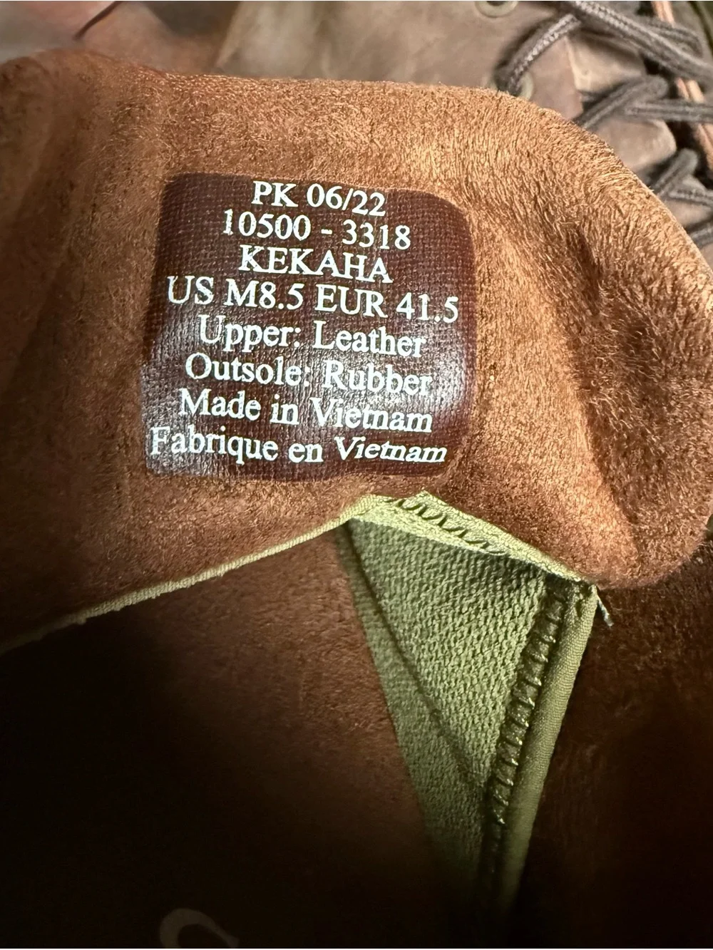 OluKai Men's Brown Leather Chukka Boots with Tan Accent